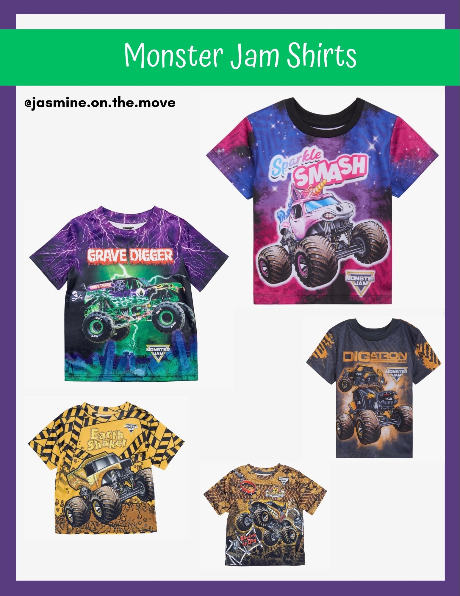 Monster Jam Shirts 

#LTKgrwm #LTKKids #LTKdayinmylife