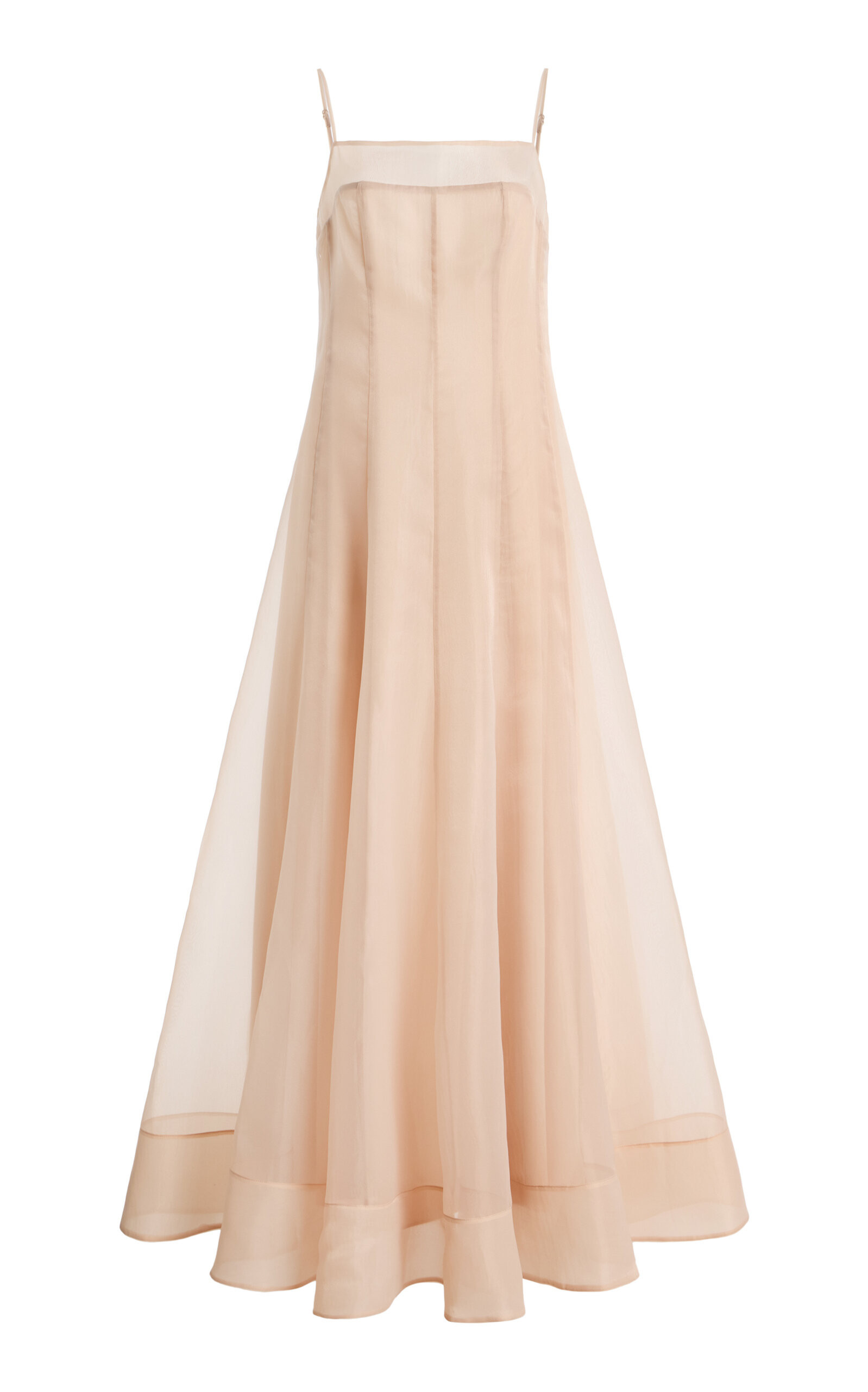 STAUD Gustav Chiffon Maxi Dress - Moda Operandi | Moda Operandi (Global)