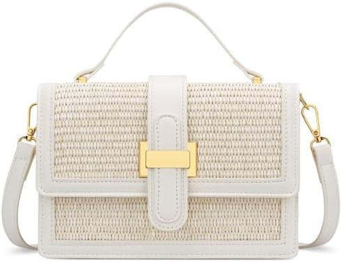 KKXIU Crossbody Bags for Women - Top Handle Purses for Lady, Leather Handbags Shoulder Clutch wit... | Amazon (US)