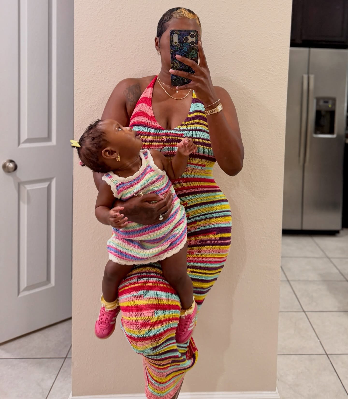 There’s nothing like raising a little girl who’s watching you, learning you, and slowly becoming her own kind of beautiful right beside you. I don’t take these moments for granted. 

 #MiniMeMoments #SoftLifeMama #MatchingMoments #GirlMomLife #MomContent