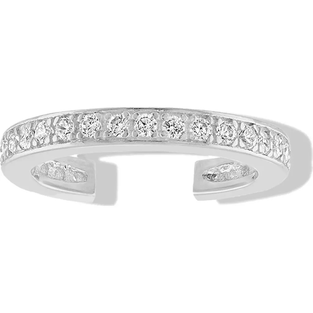 BEN ONI Pave Ear Cuff in Silver at Nordstrom | Nordstrom
