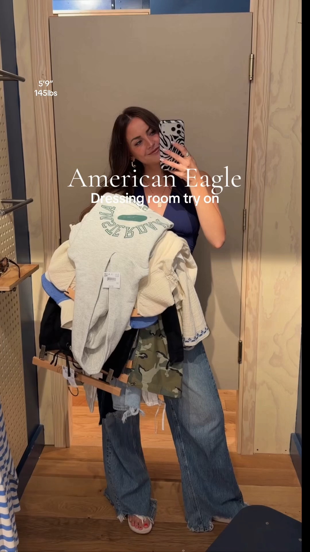 American eagle try on!! Wearing size medium cargo parachute pants (could’ve gone down to small) small tops and dress, size 6 long jeans!

#LTKootd #LTKTall