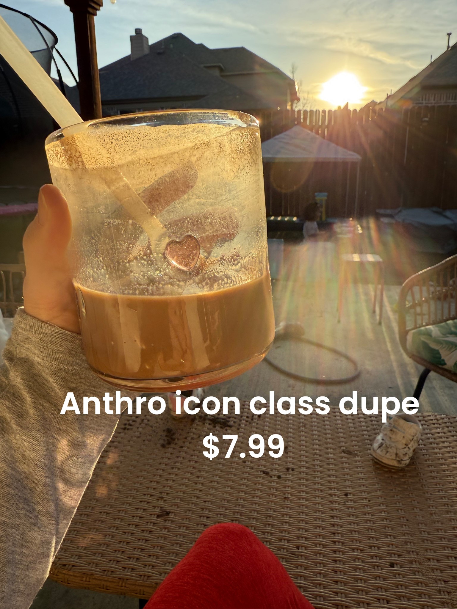 Anthro icon glass dupe! 