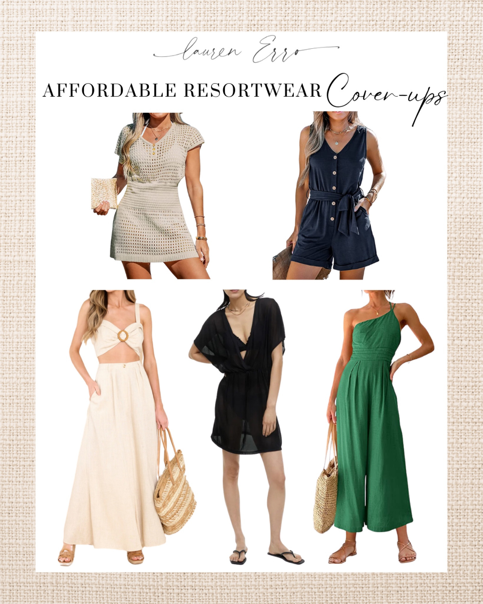 Affordable Resortwear Cover-Ups
.
.
Cover ups, beach outfit, vacation wear, pool, swimsuit, swim wear, resort wear, shein, Amazon fashion, H&M, travel, lounge wear, beach, summer, travel, dresses, dress, trends, vacation looks

mid size, size 8, size 10

#LTKfit #LTKSeasonal #LTKunder50
