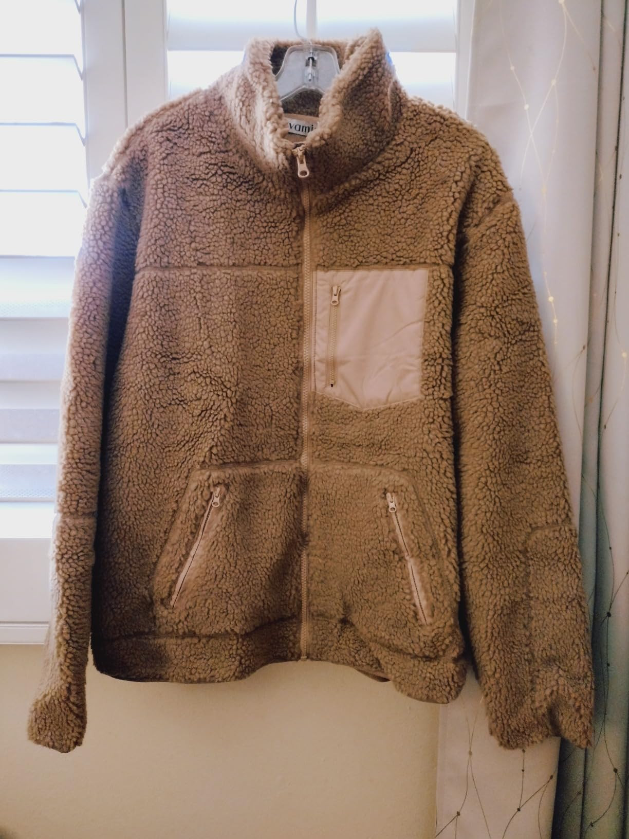 luvamia Sherpa Jackets for Women Trendy Zip Up Long Sleeve Winter Fall Casual Warm Fleece Coat Ja... | Amazon (US)