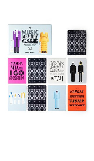 Printworks Music Memo Game in Blue. | Revolve Clothing (Global)