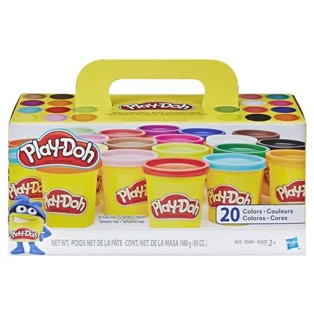 Play-Doh Super Color 20-Pack with 20 Different Colors of Dough, 60oz | Walmart (US)