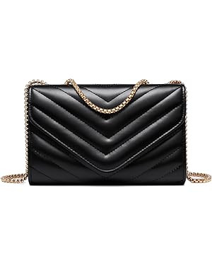 Dasein Women Small Quilted Crossbody Bags Stylish Designer Evening Bag Clutch Purses and Handbags... | Amazon (US)