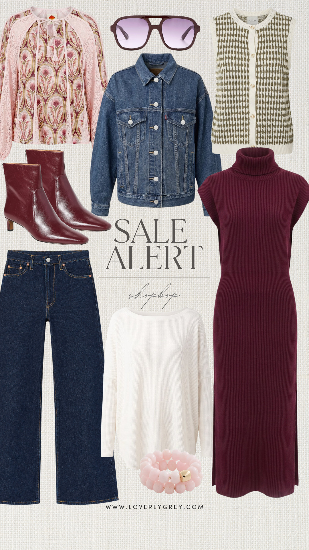 You don't want to miss the fall sale going on on Shopbop right now! The more you spend, the more you save! They even have some designer items on sale, which it would be a great time to grab them!

Loverly Grey, Shopbop, sale, fall finds, fall outfit, accessories, burgundy 

 #LTKSeasonal #LTKSaleAlert