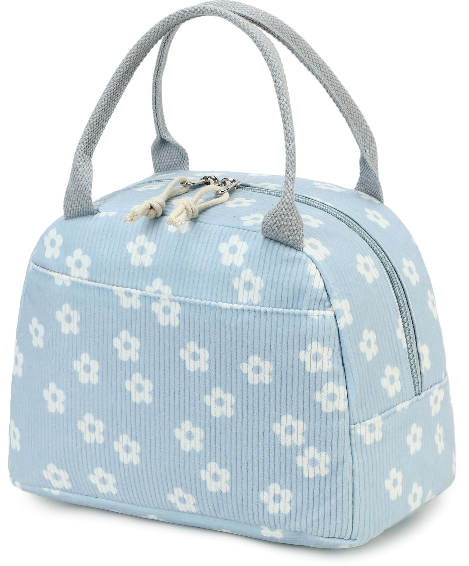 Bluboon Lunch Bag for Women Men Cute Corduroy Lunch Tote Bags Reusable Insulated Lunch Box Large ... | Amazon (US)