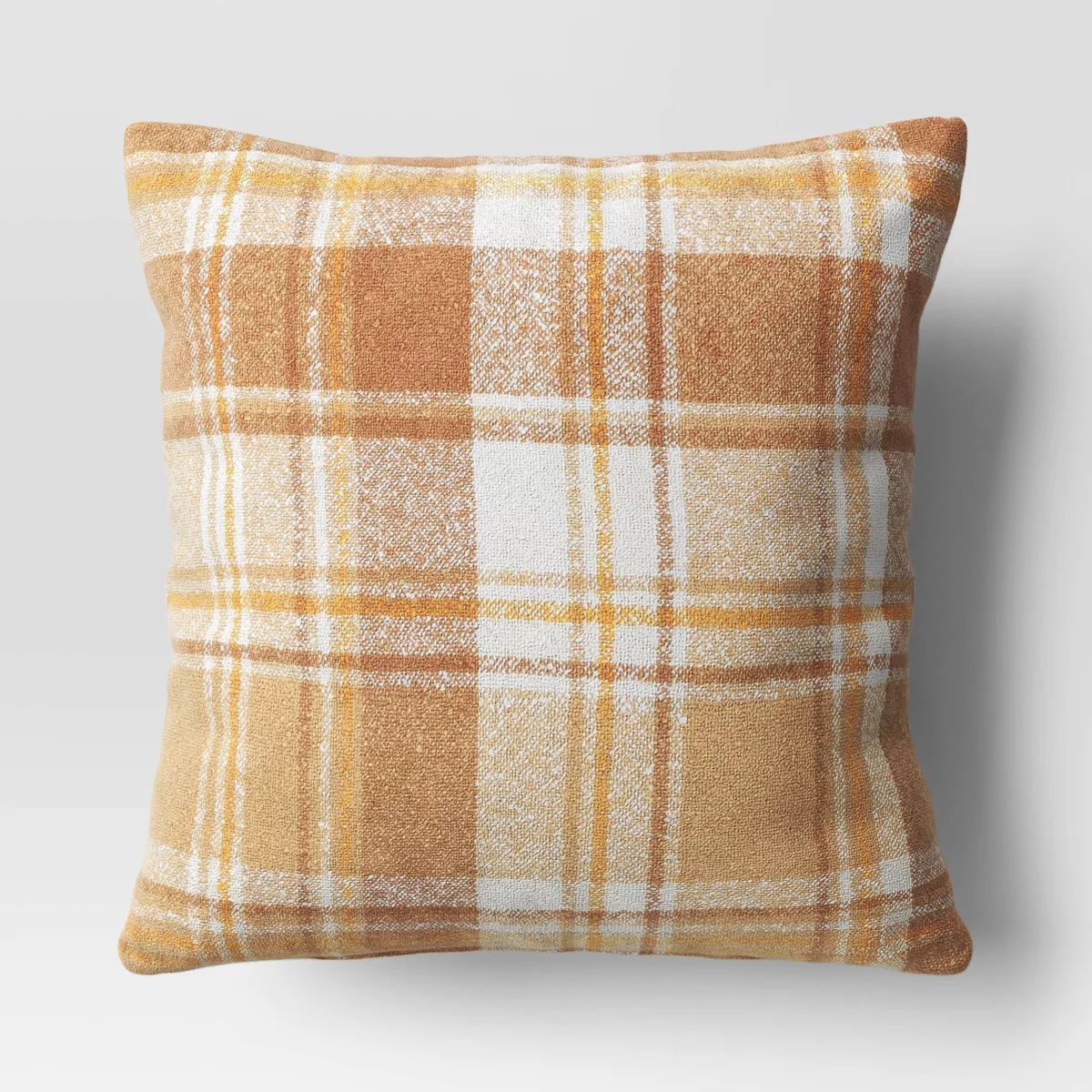 Oversized Raised Striped Boucle Plaid Square Throw Pillow - Threshold™ | Target