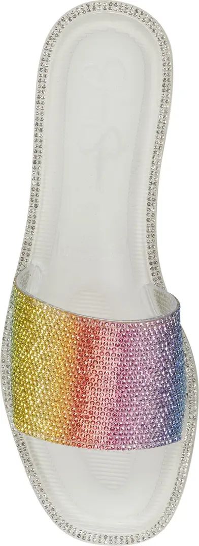 Crystal Embellished Jelly Slide Sandal | Nordstrom Rack
