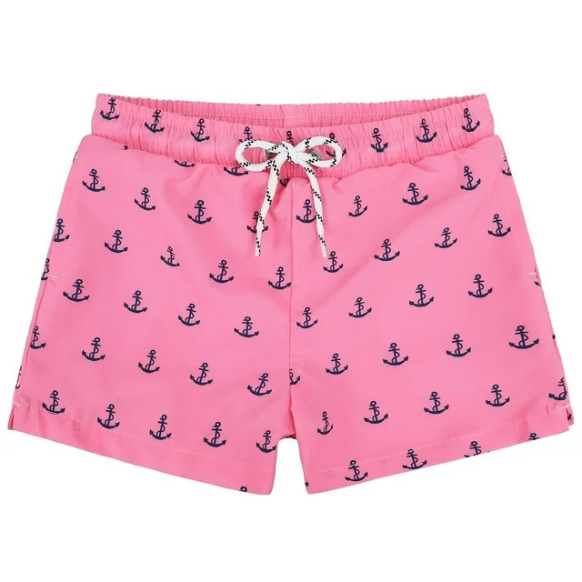 Toddler Boys Swim Trunks Quick Dry Boys Swim Shorts with Mesh Liner Beach Boys Bathing Suit Pink ... | Walmart (US)