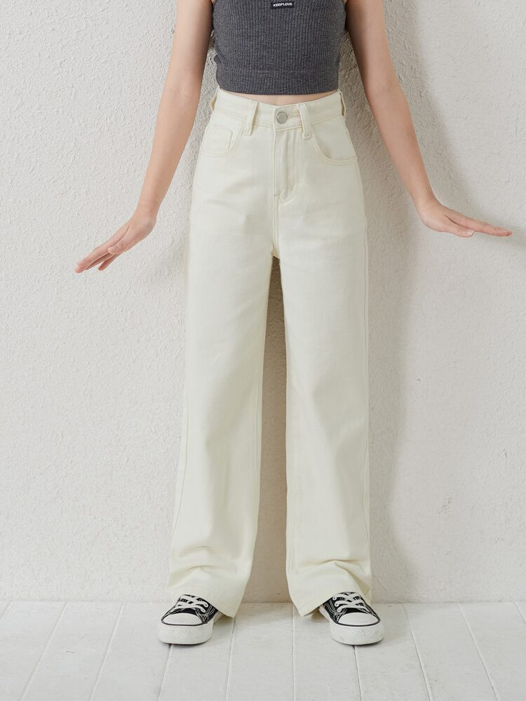 Girls High Waist Wide Leg Jeans
       
              
              $15.40        
    (1000+)
 ... | SHEIN
