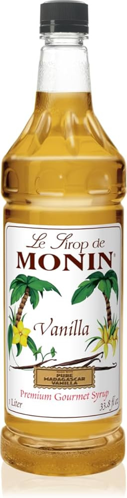 Monin Premium Gourmet Syrup, Vanilla, 1L | Amazon (CA)