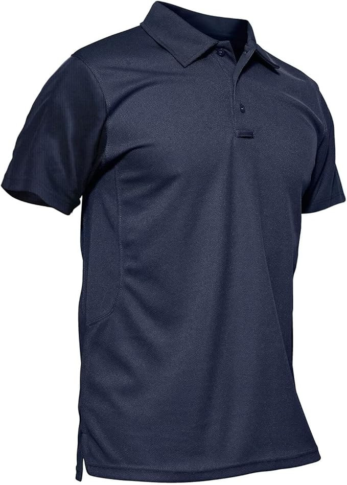 MAGCOMSEN Men's Polo Shirt Quick Dry Performance Short Sleeve Tactical Shirts Pique Jersey Golf S... | Amazon (US)