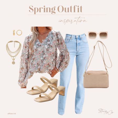 These tall friendly jeans paired with a floral lightweight blouse are perfect for spring. I’ve added nude slip on heels, a layered gold necklace and gold huggie hoops, a crossbody bag, and neutral sunglasses. 

Ootd, spring outfit, tall friendly outfit, Amazon fashion 

#LTKfindsunder50 #LTKstyletip #LTKshoecrush