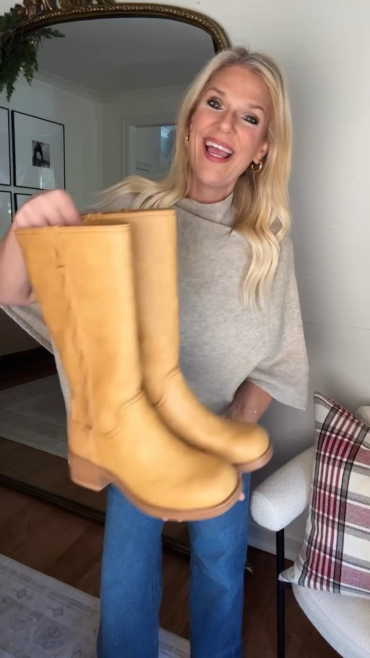 #walmartpartner
We are LOVING these boots we found at Walmart. My girls can’t get over how high end they look! I wear a size 10 in these, they run TTS
#walmartstyle @walmartstyle

#LTKStyleTip #LTKFindsUnder100 #LTKShoeCrush