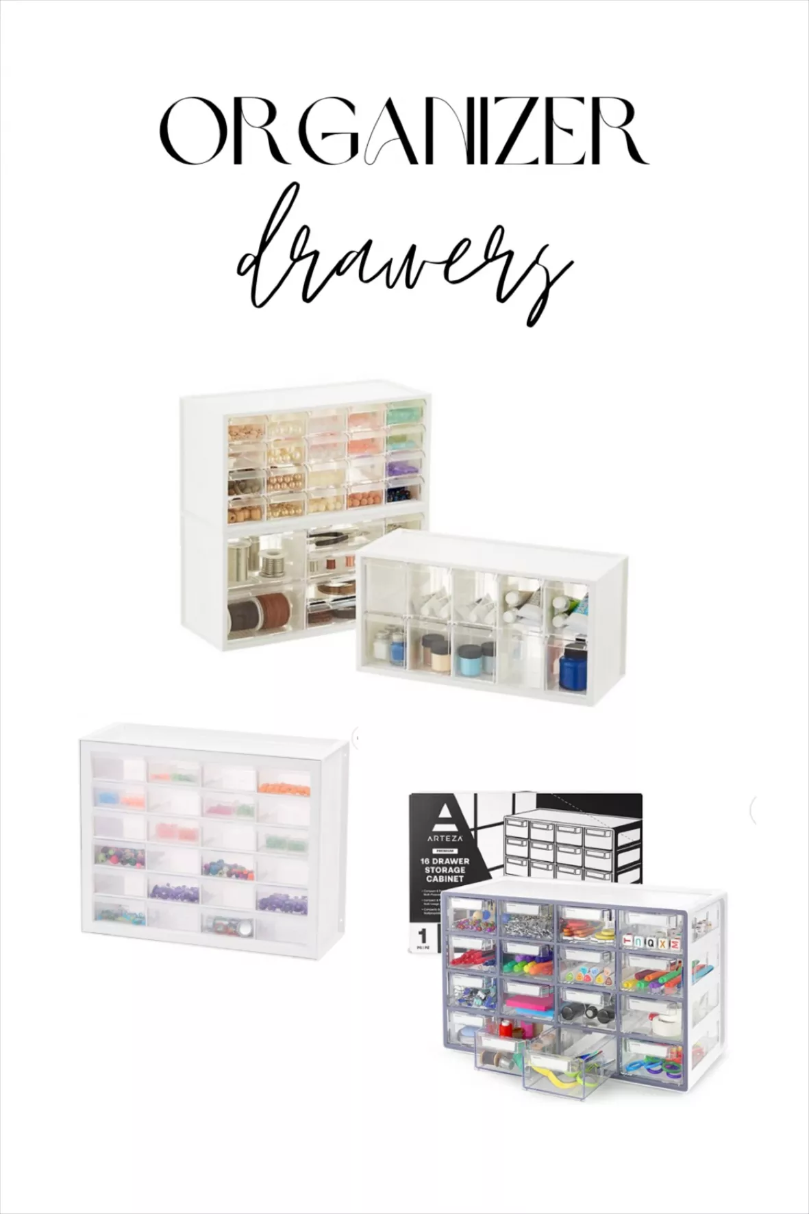 24-Drawer Craft Cabinet