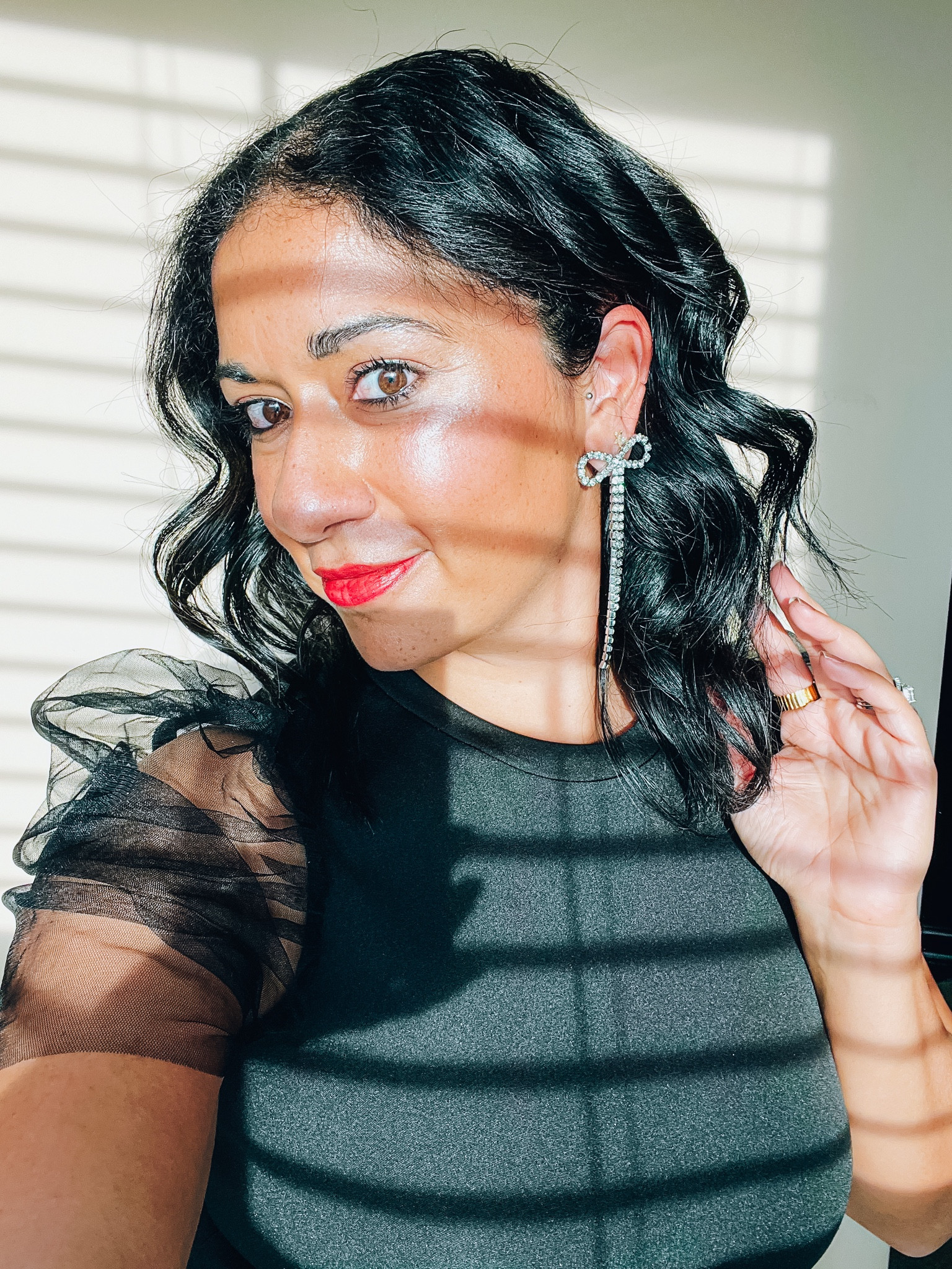 Holiday makeup look
Glowy makeup
Red lip


#LTKbeauty #LTKCyberWeek #LTKparties