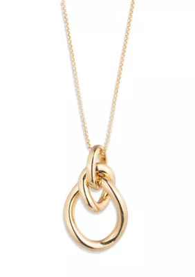 Lauren Ralph Lauren Slider Pendant Necklace, Gold, 36 in | Belk