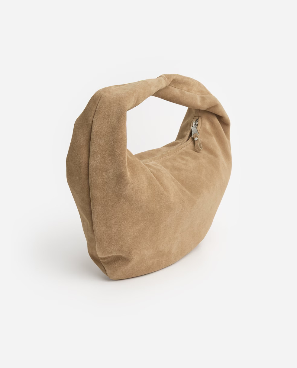 Alva Shoulder Bag Suede | Flattered