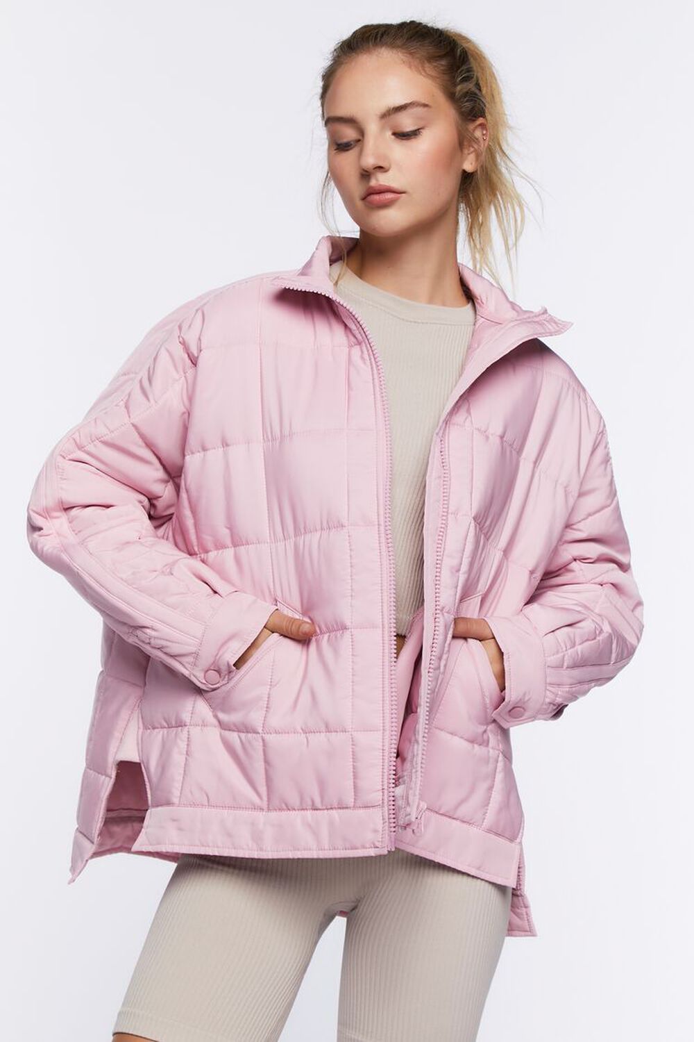 Active Quilted Puffer Jacket | Forever 21 (US)