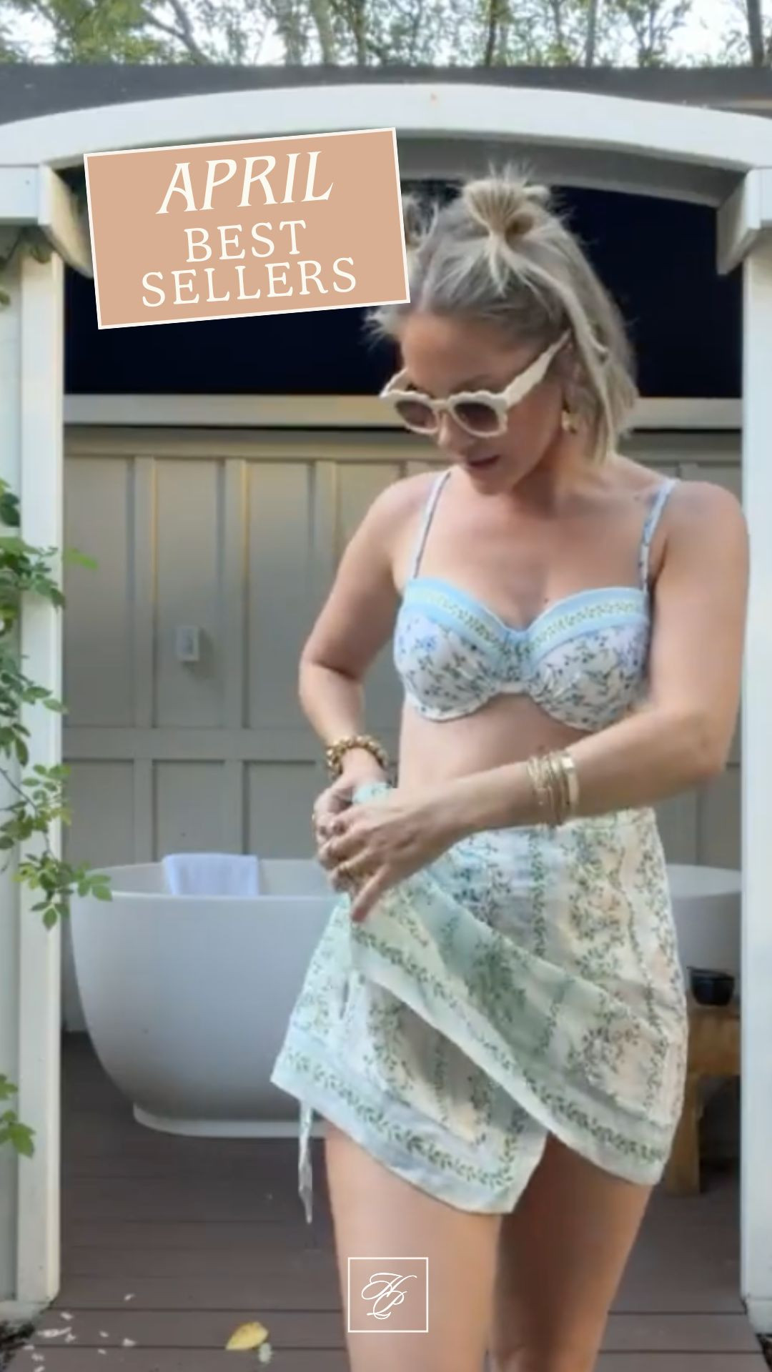 April best seller! This Target look for less swimsuit & sarong! 

#LTKSwim #LTKootd