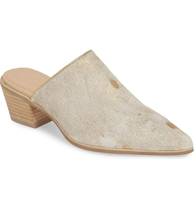 Chocolat Blu Clint - Pointy Toe Calf Hair Mule | Amazon (US)