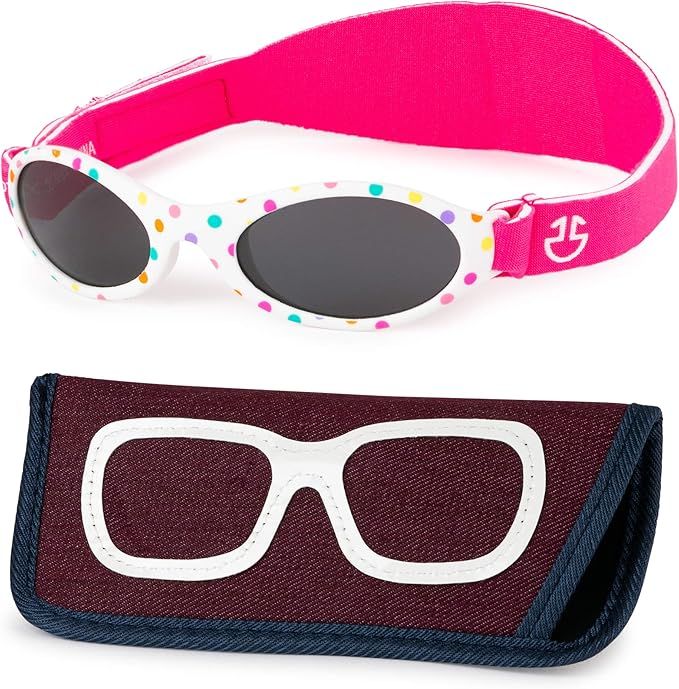 Baby Sunglasses with Strap - Infant Sunglasses, Toddler Boy & Girl 0-12 month - Age 3, UV 400 | Amazon (US)
