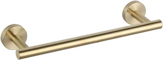 GERZ Brushed PVD Zirconium Gold 12-Inch Towel Bar SUS 304 Stainless Steel Contemporary Bath Hand ... | Amazon (US)
