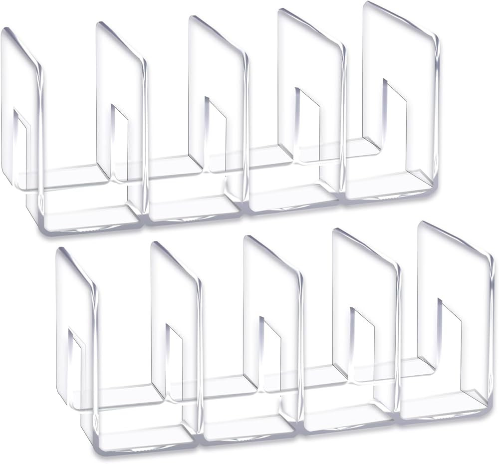 YAGELI Clear Acrylic Desk File Sorter Purse/Handbag Organizer Clutch Divider Mesh Folder Office S... | Amazon (US)
