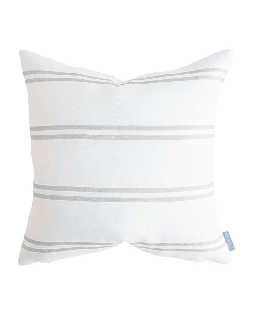 Franklin Gray Stripe Pillow Cover | McGee & Co.