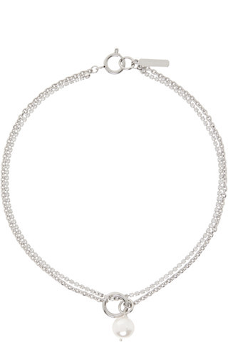 Justine Clenquet - Silver Laura Necklace | SSENSE