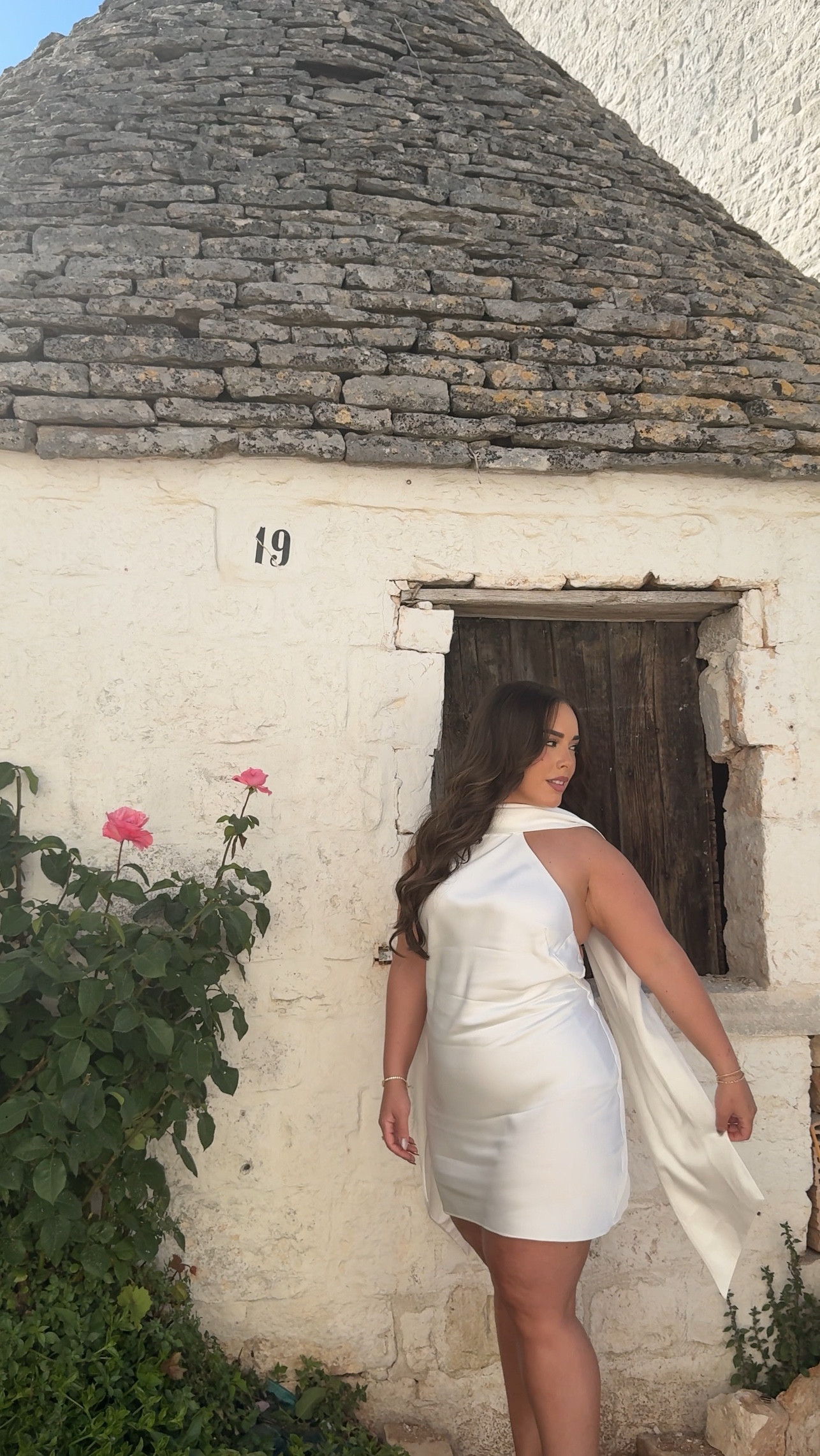 The Golden Wedding Welcome Party looks ✨🩷 my dress is from Anthropologie size Large!