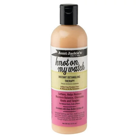 Aunt Jackies Knot On My Watch Detangling Therapy Enriched with Shea Butter and Olive Oil 12 Oz 2 Pack | Walmart (US)