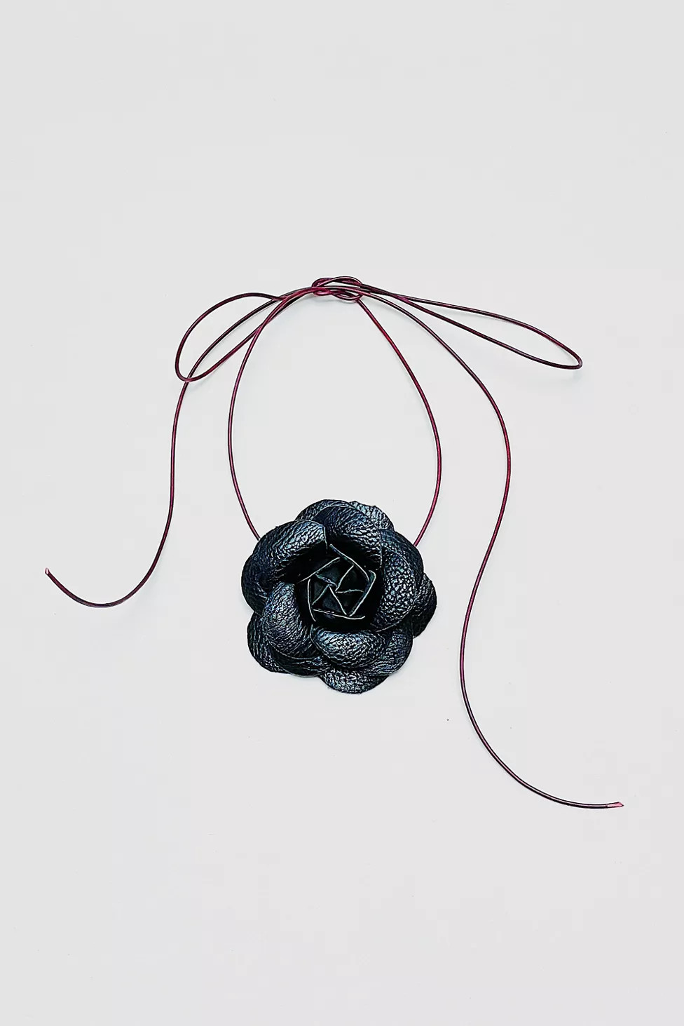 Blo_oberry Leather Rose Necklace | Urban Outfitters (US and RoW)