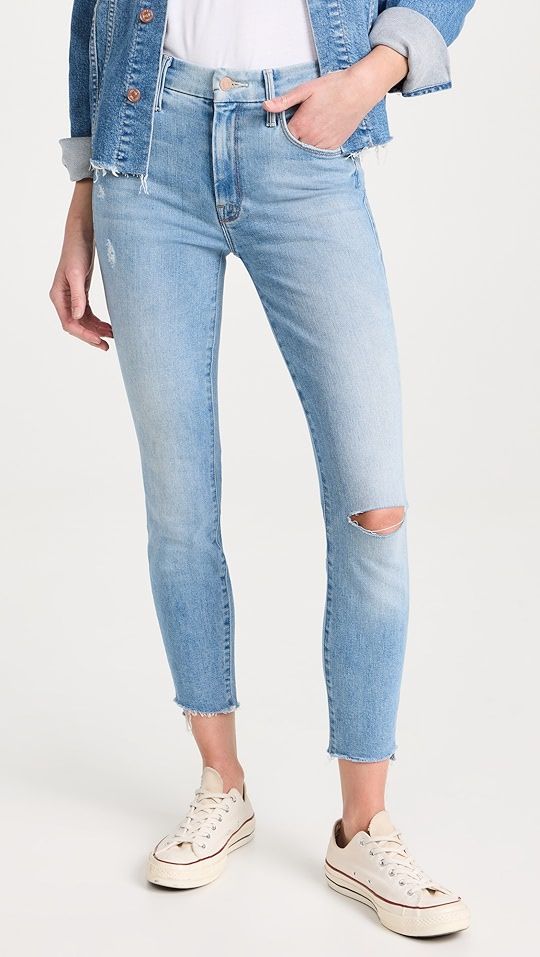 MOTHER The Looker Step Ankle Fray Jeans | SHOPBOP | Shopbop