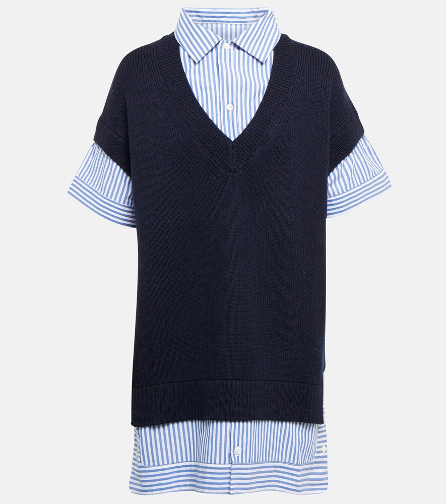Staud Bridget wool sweater shirt dress | Mytheresa (US/CA)