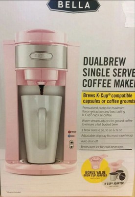 New Bella Pastel [kitchenaid/cuisinart] pink single server pod coffee maker  | eBay | eBay US