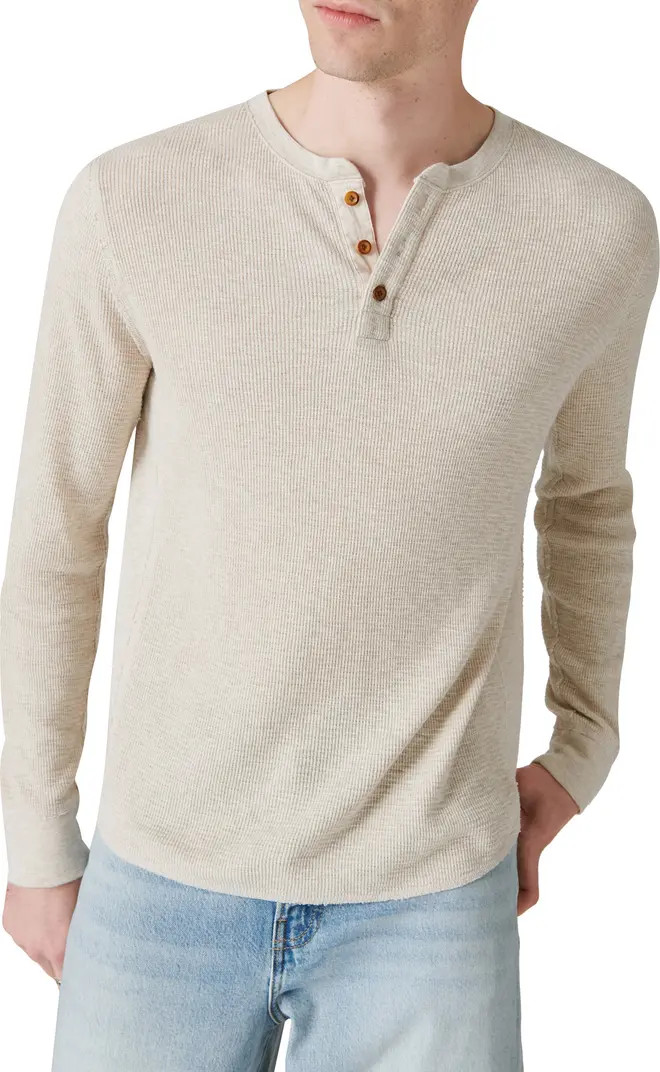 Garment Dye Thermal Henley | Nordstrom