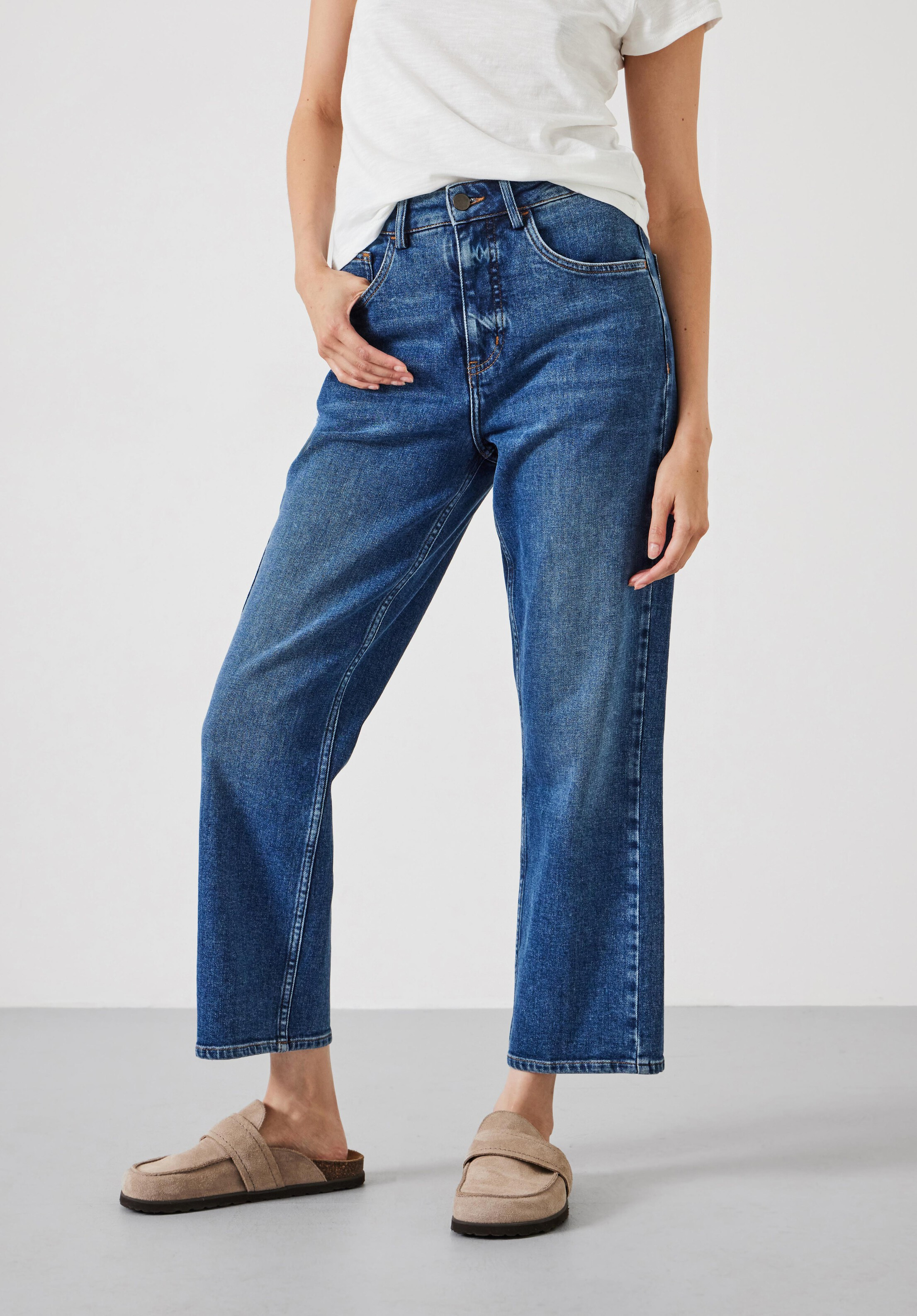 Nina Straight Crop Jeans | Hush UK