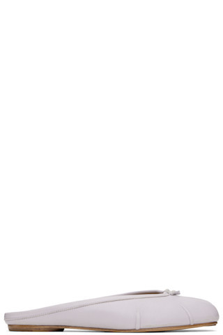 Maison Margiela - Purple Tabi Ballerina Flats | SSENSE