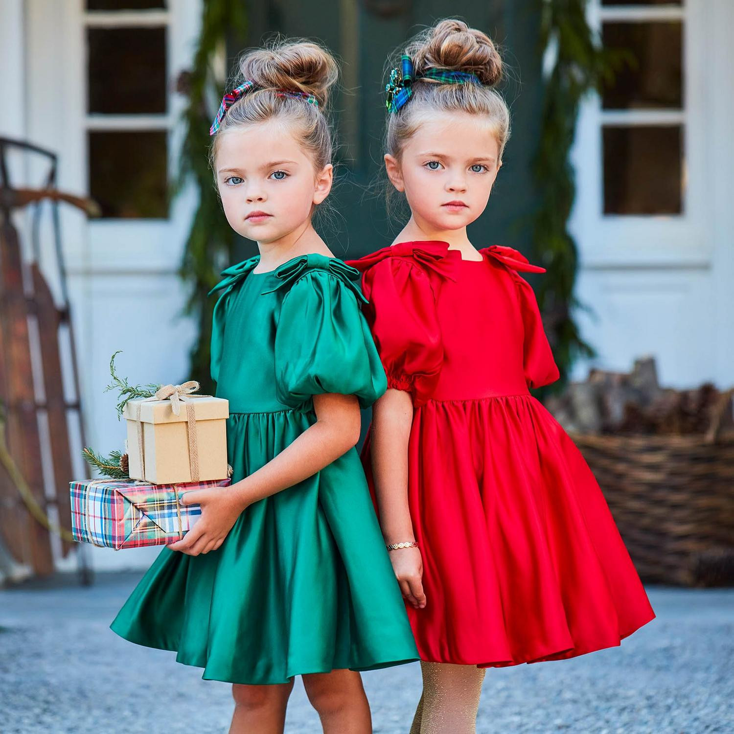 The Satin Holiday Dress | Janie and Jack