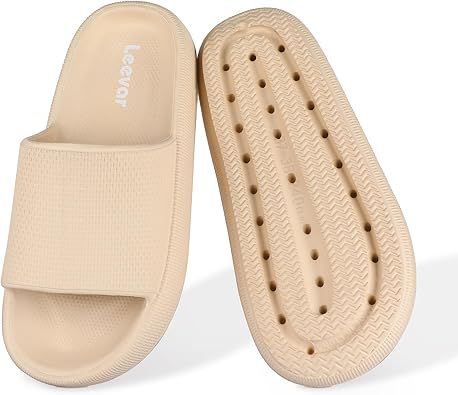 Leevar Cloud Slides for Women and Men - Soft, Comfy, Relax Cloud Slippers, Thick Sole, Non-slip P... | Amazon (US)