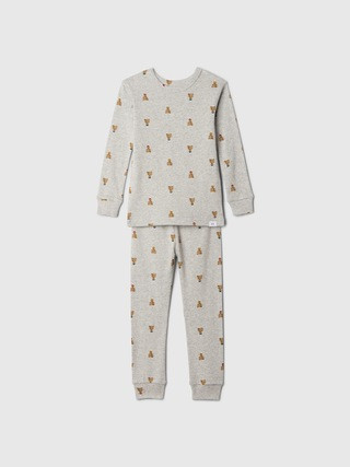 babyGap Organic Brushed Cotton Holiday PJ Set | Gap (US)