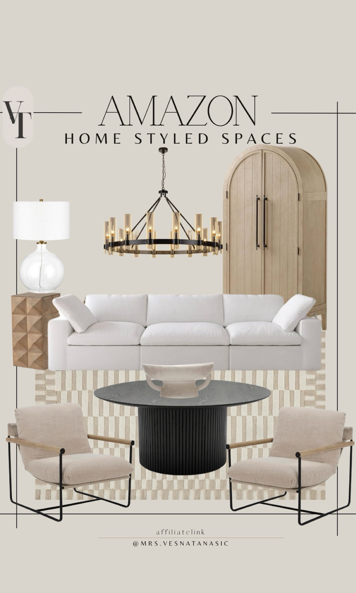 Amazon home styled living room inspo!

Amazon home, Amazon furniture, Amazon find, living room, living room furniture, coffee table, sofa, cabinet, chandelier, lamp, side table, chair, rug, 

#LTKsalealert #LTKhome