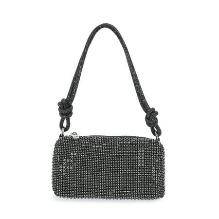 Scoop Women's Rhinestone Party Bag, Black | Walmart (US)