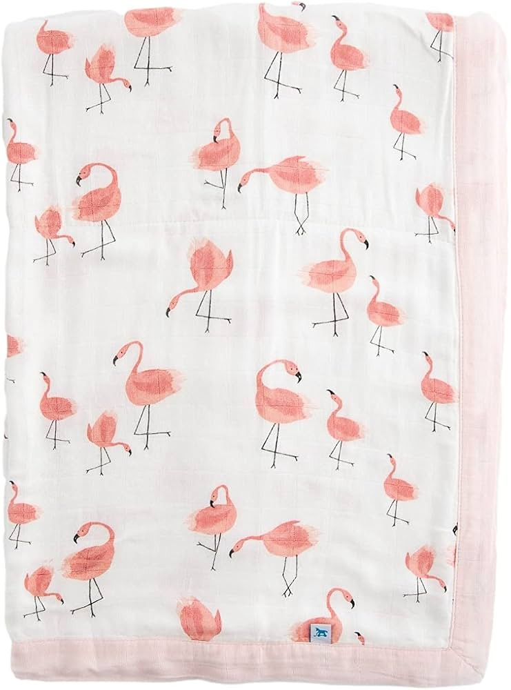 Little Unicorn Pink Ladies Cotton Muslin Quilt Receiving Blanket | 100% Cotton | Super Soft | Bab... | Amazon (US)