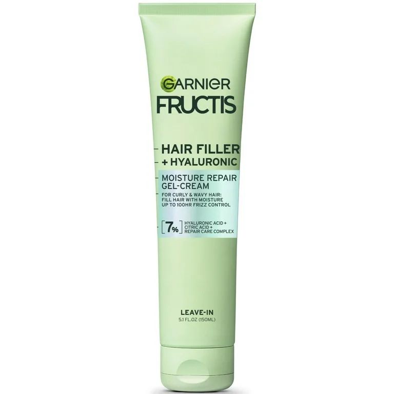 Garnier Fructis Hair Filler Hyaluronic Acid Moisture Repair Gel Cream, 5.1 fl oz | Walmart (US)